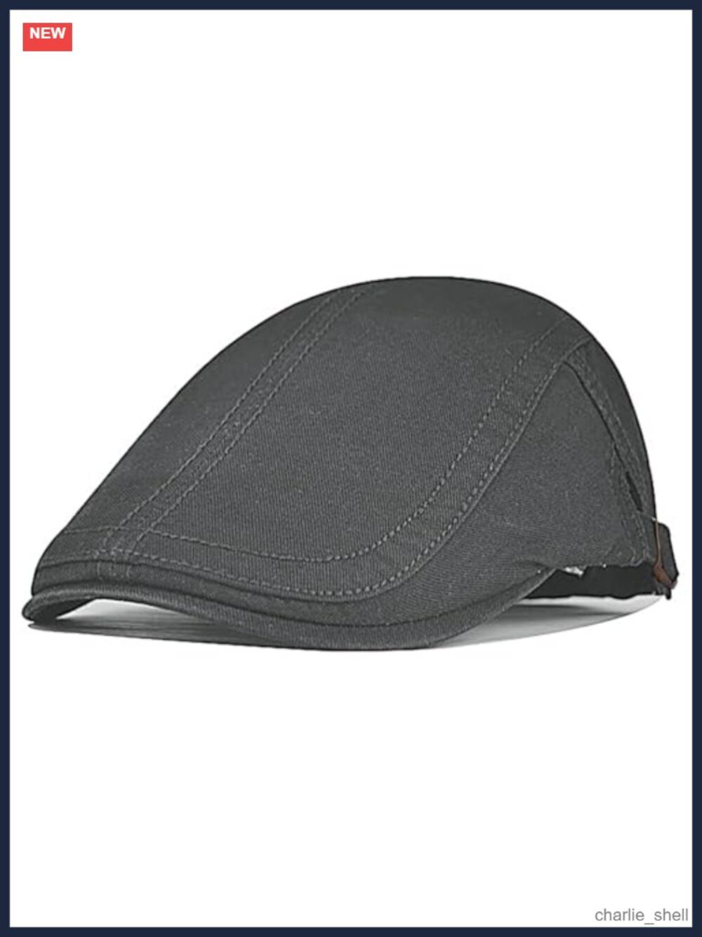 Mens 100% Cotton Newsboy Flat Cap Adjustable Cabbie Ivy Driving Beret Hat